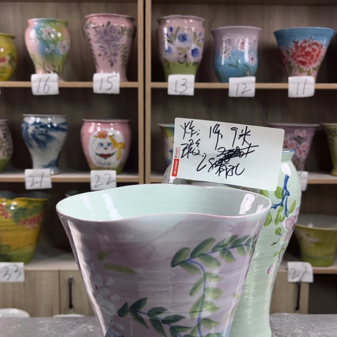 景德镇陶瓷花盆花盆