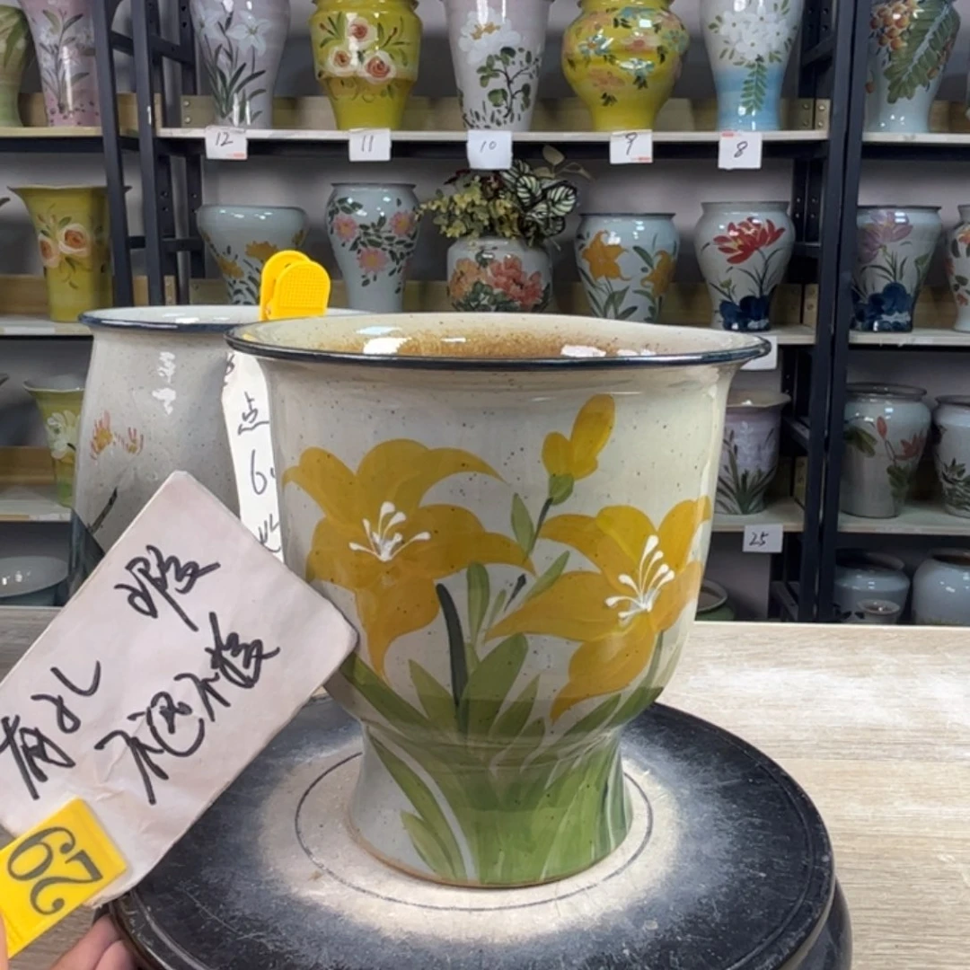 罐1tc景德镇陶瓷花盆
