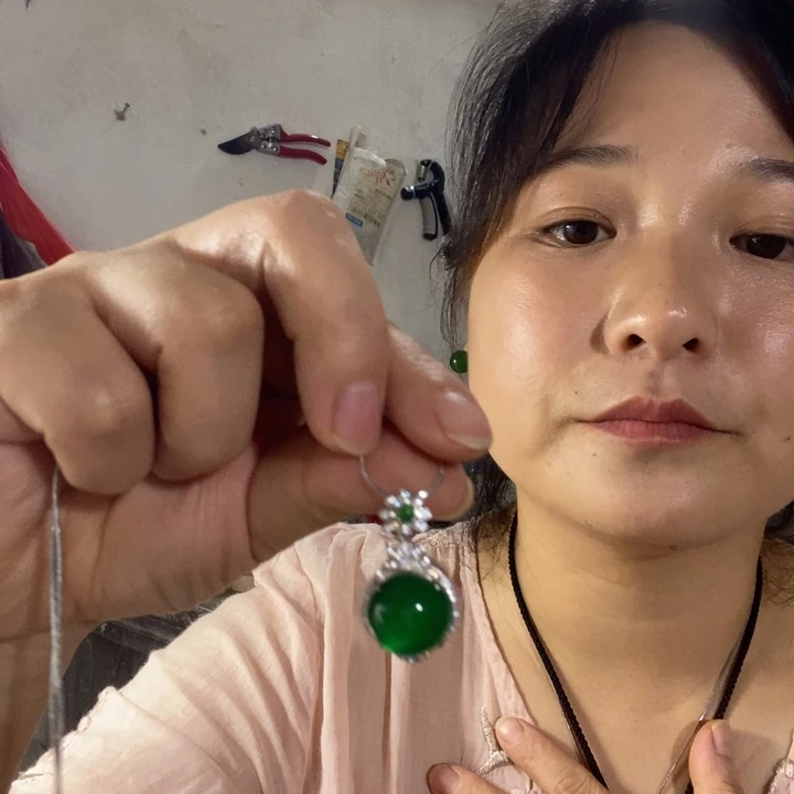 玛瑙/玉髓银S925镶嵌颈饰