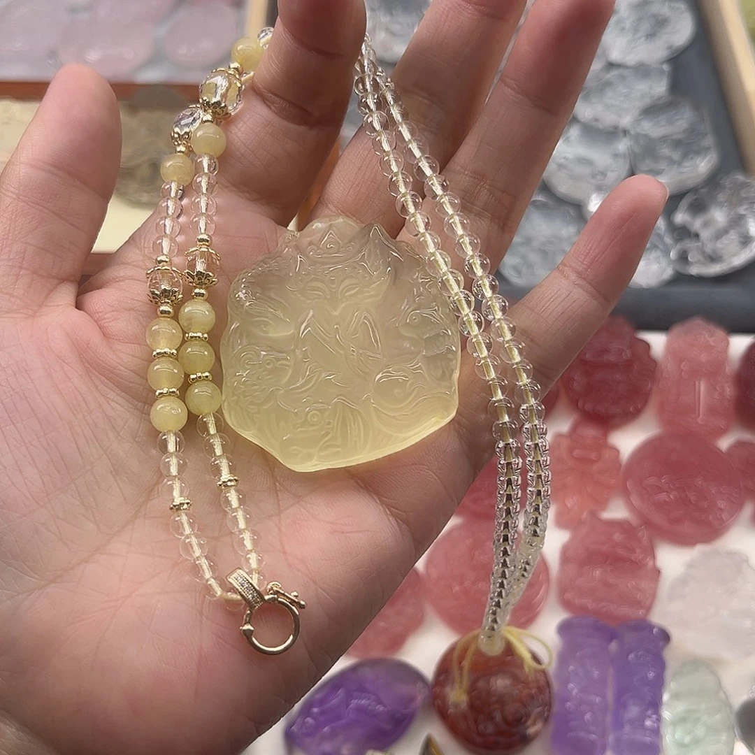 妙***林未镶嵌珠宝半成品水晶99