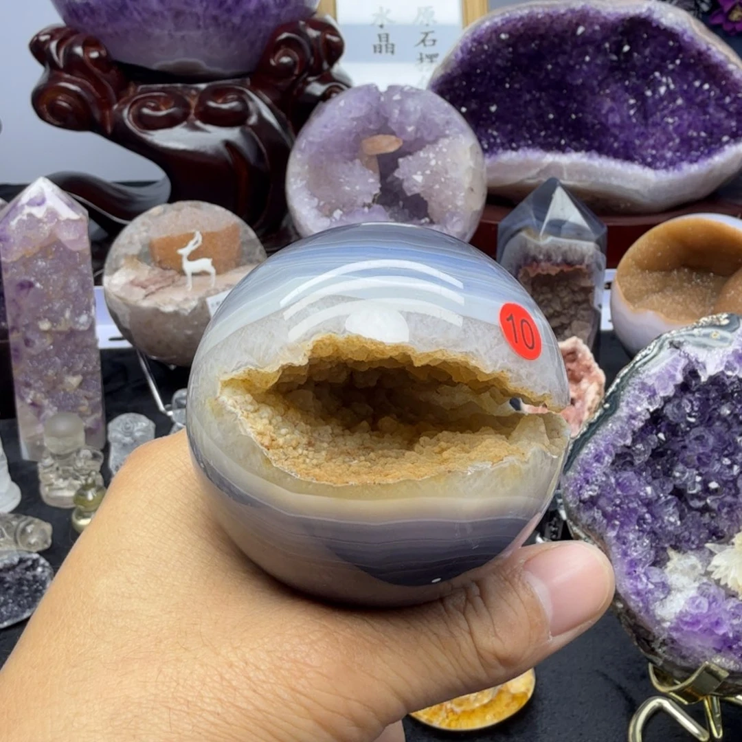 紫晶珠宝半成品未镶嵌