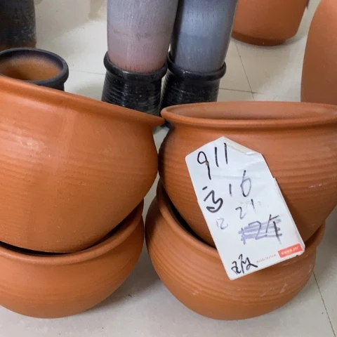 粗陶红陶花盆911