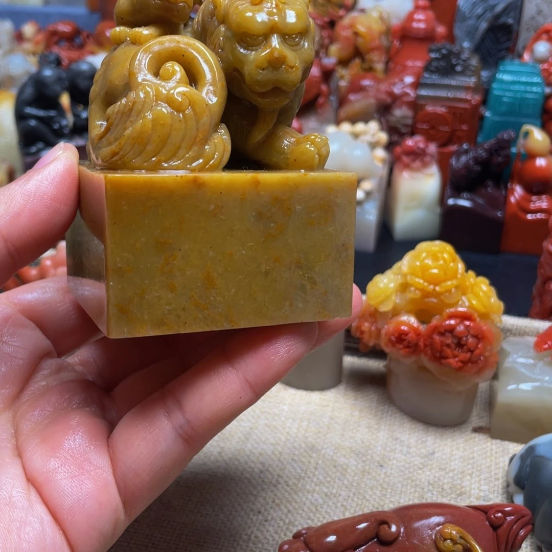 寿山石印石精美寿山