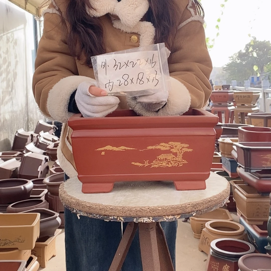 紫砂花盆紫砂花盆