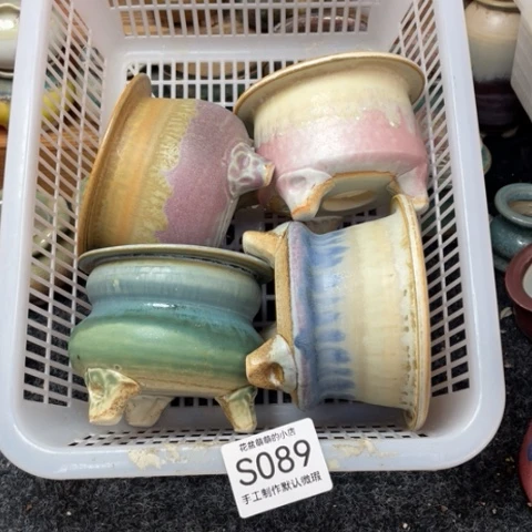 紫砂花盆微瑕089口径7.5左右