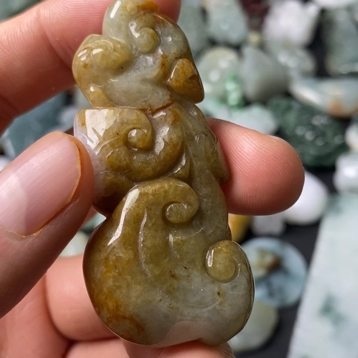 翡翠未镶嵌颈饰天然翡翠