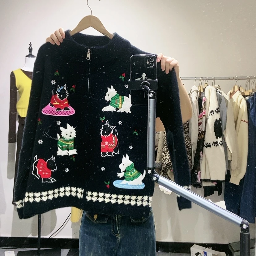 【闪购商品】黑色开衫