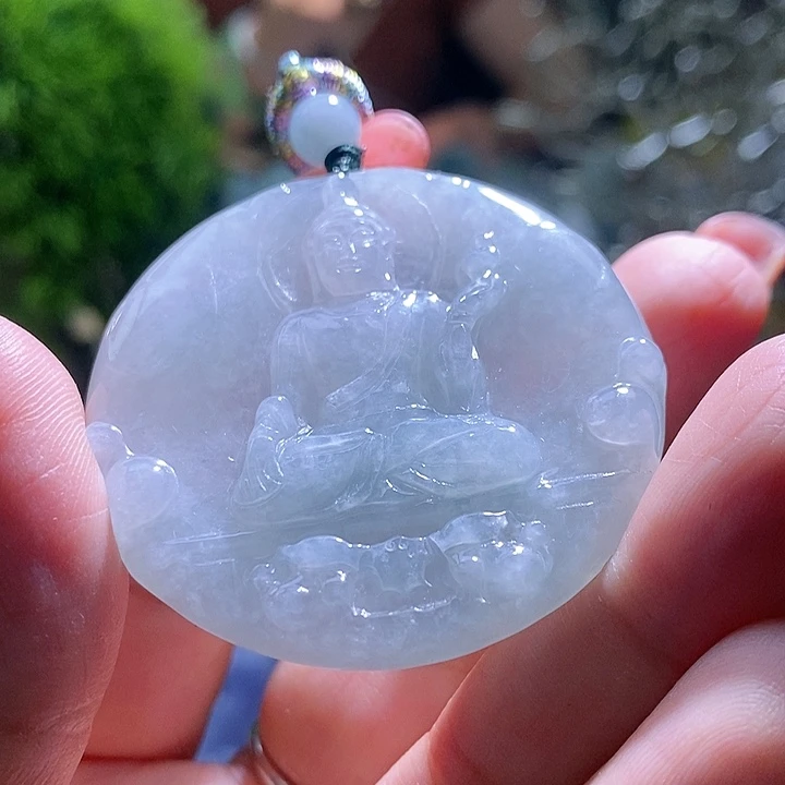 【闪购商品】翡翠未镶嵌颈饰观音