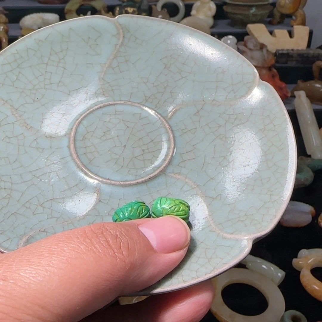 摆件开**光富贵荣华瓷器摆件