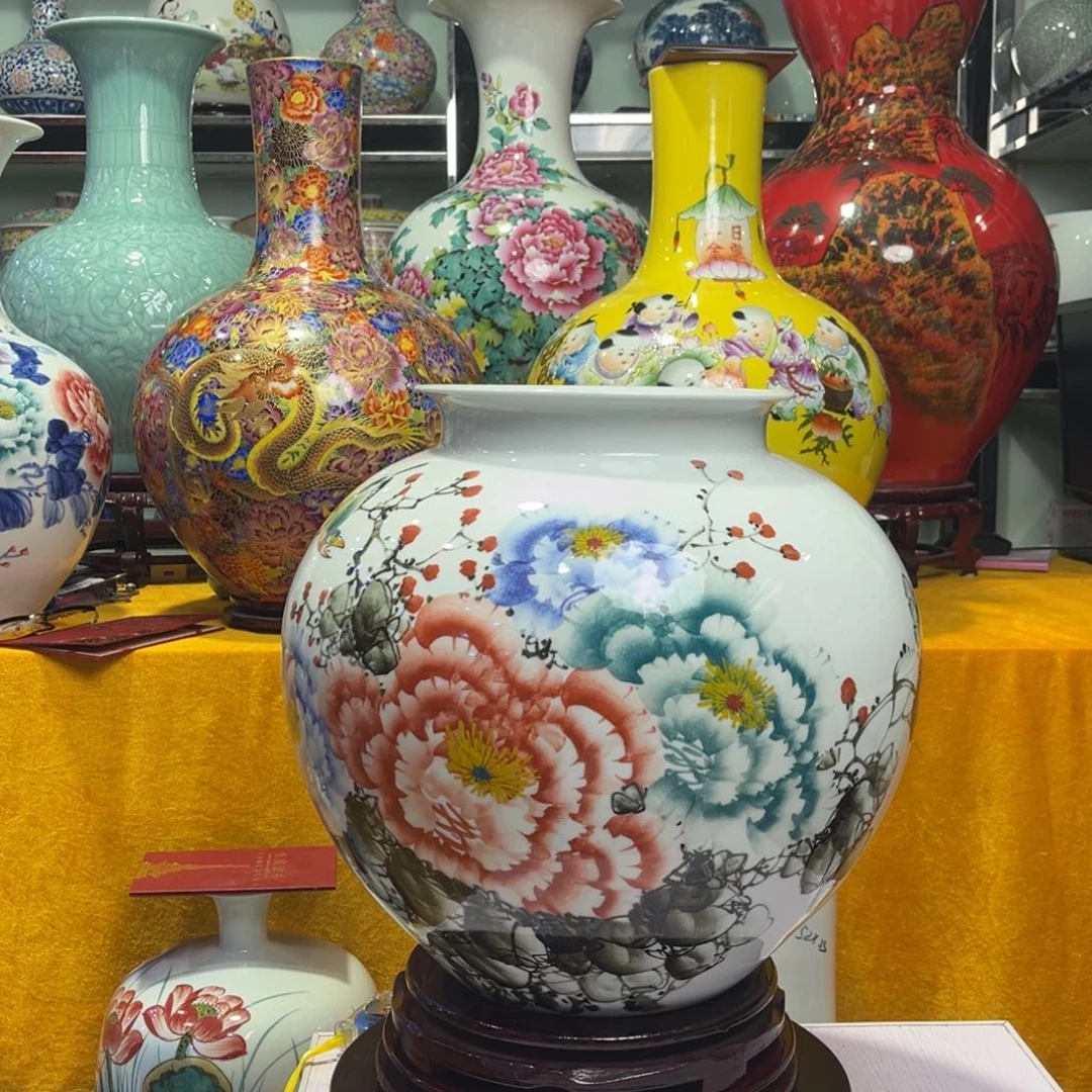 景德镇陶瓷花瓶摆件