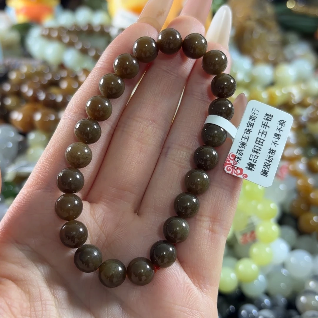 和田玉未镶嵌手链135