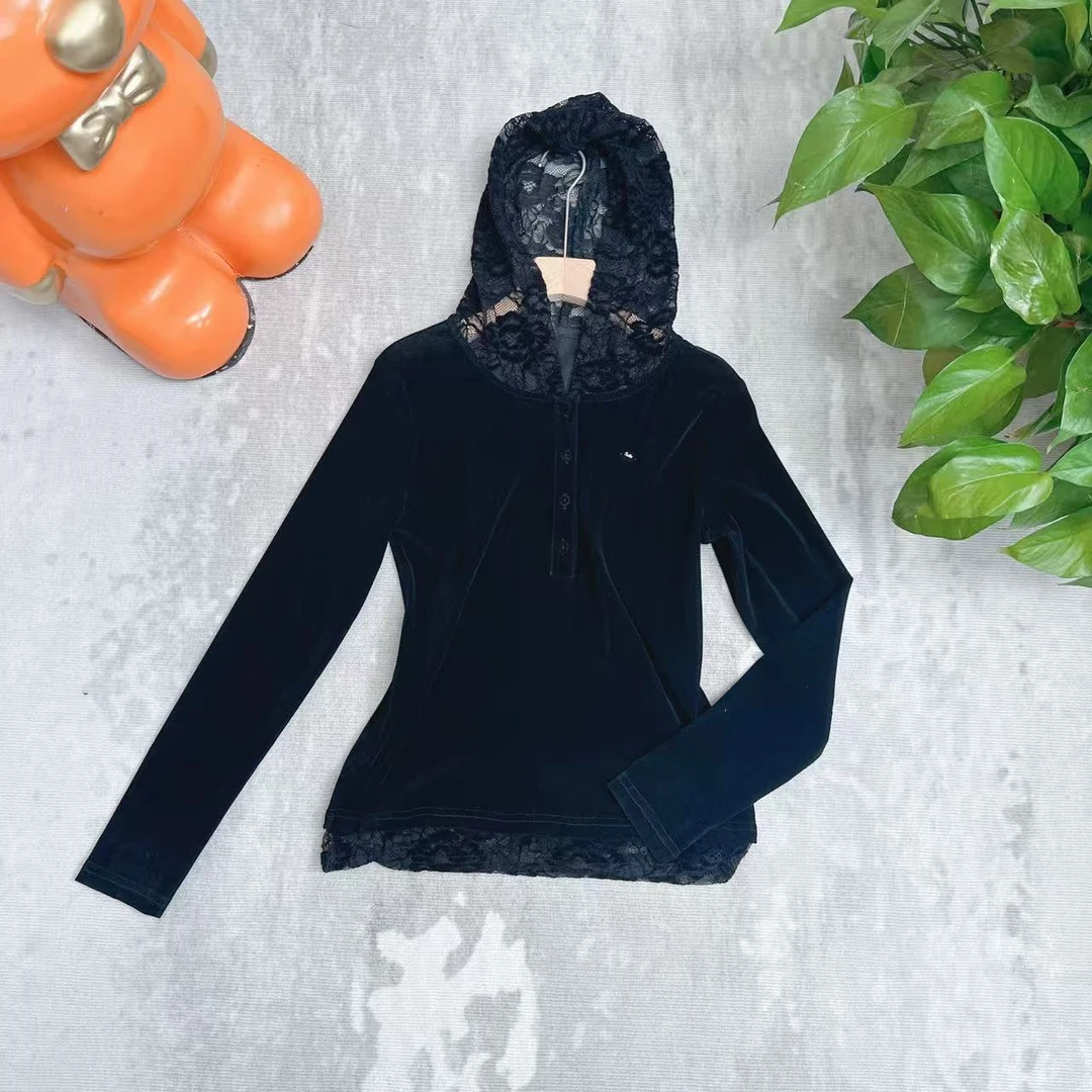 2025V v工作室新款 秋冬新款连帽打底衬衫百搭休闲时尚—27285