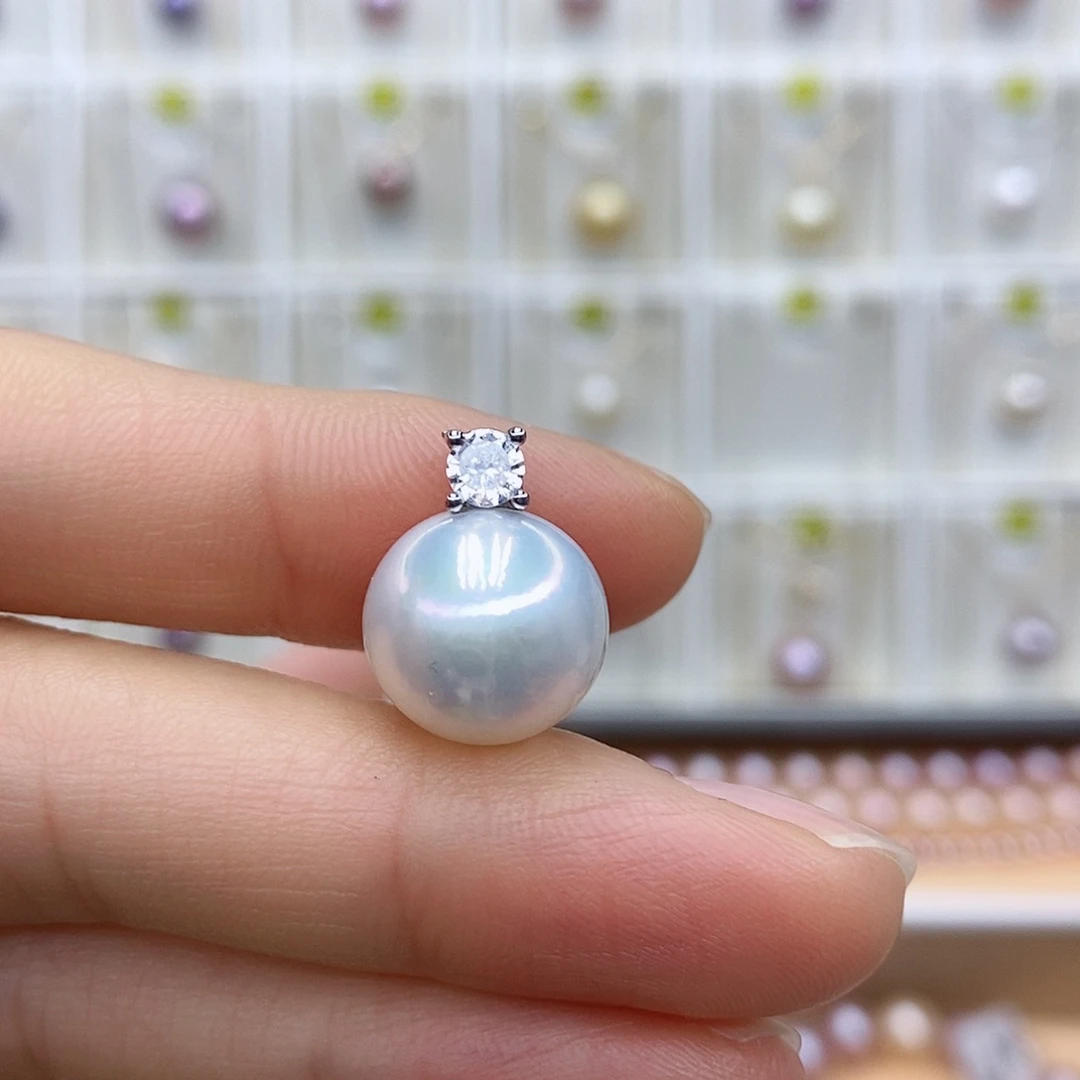 淡水珍珠吊坠(不含链)合金