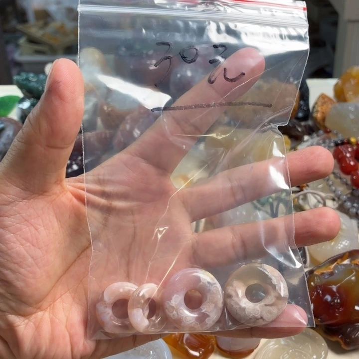 玛瑙/玉髓未镶嵌吊坠(不含链)