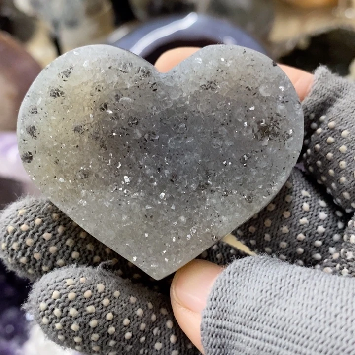 紫晶珠宝半成品未镶嵌