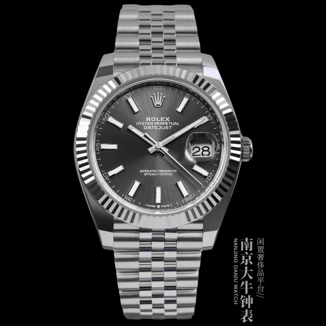 未使用 Rolex/劳力士 S/灰盘日志126334/25年9月全套/41mm