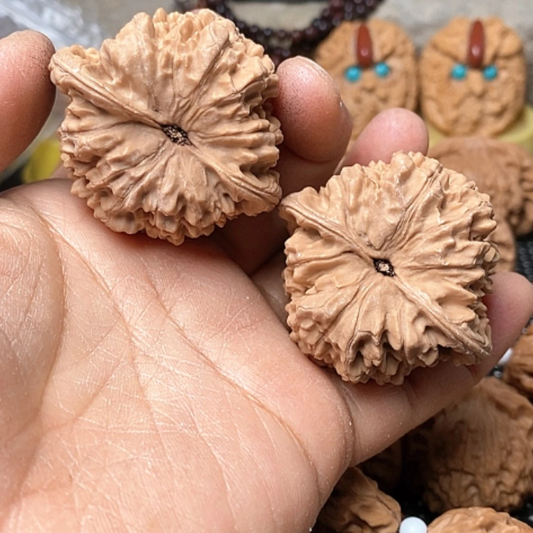 【闪购商品】文玩核桃把件通*主大官帽48