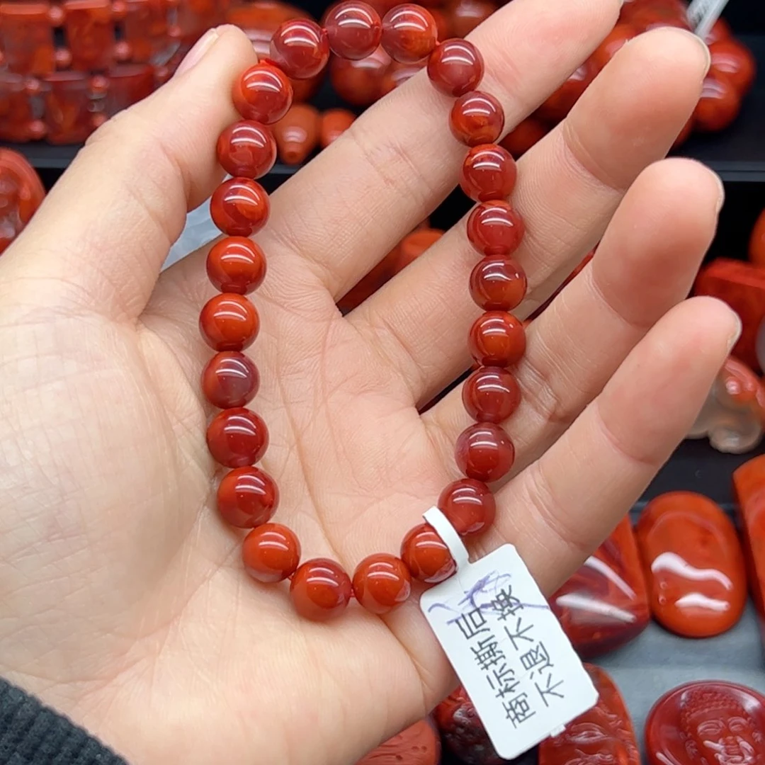 南红玛瑙配饰未镶嵌喜**?