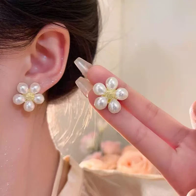 铜合金树脂耳饰 铜合金103A 高端大气时尚简约百搭耳饰