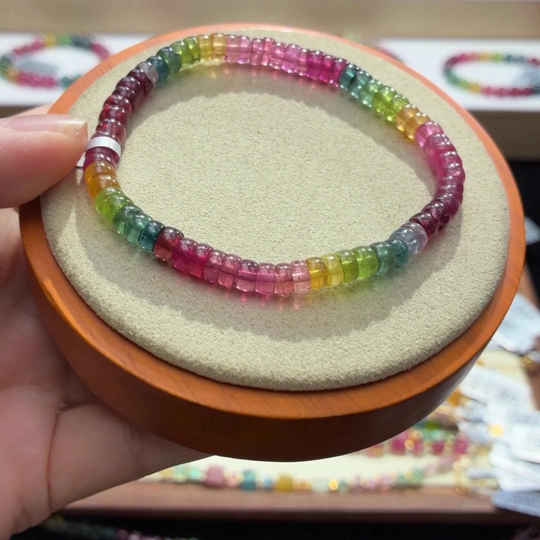 碧玺未镶嵌手串两天看货期