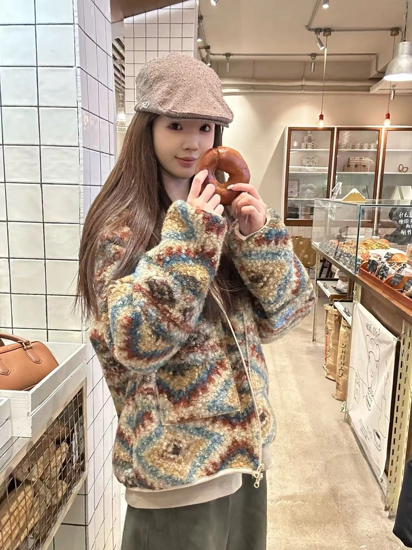 CHACHA【艺术生穿搭】休闲时尚百搭毛呢外套