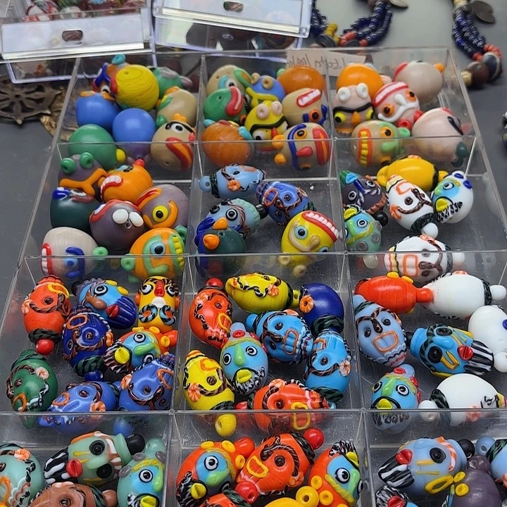 琉璃颈饰琉璃琉璃