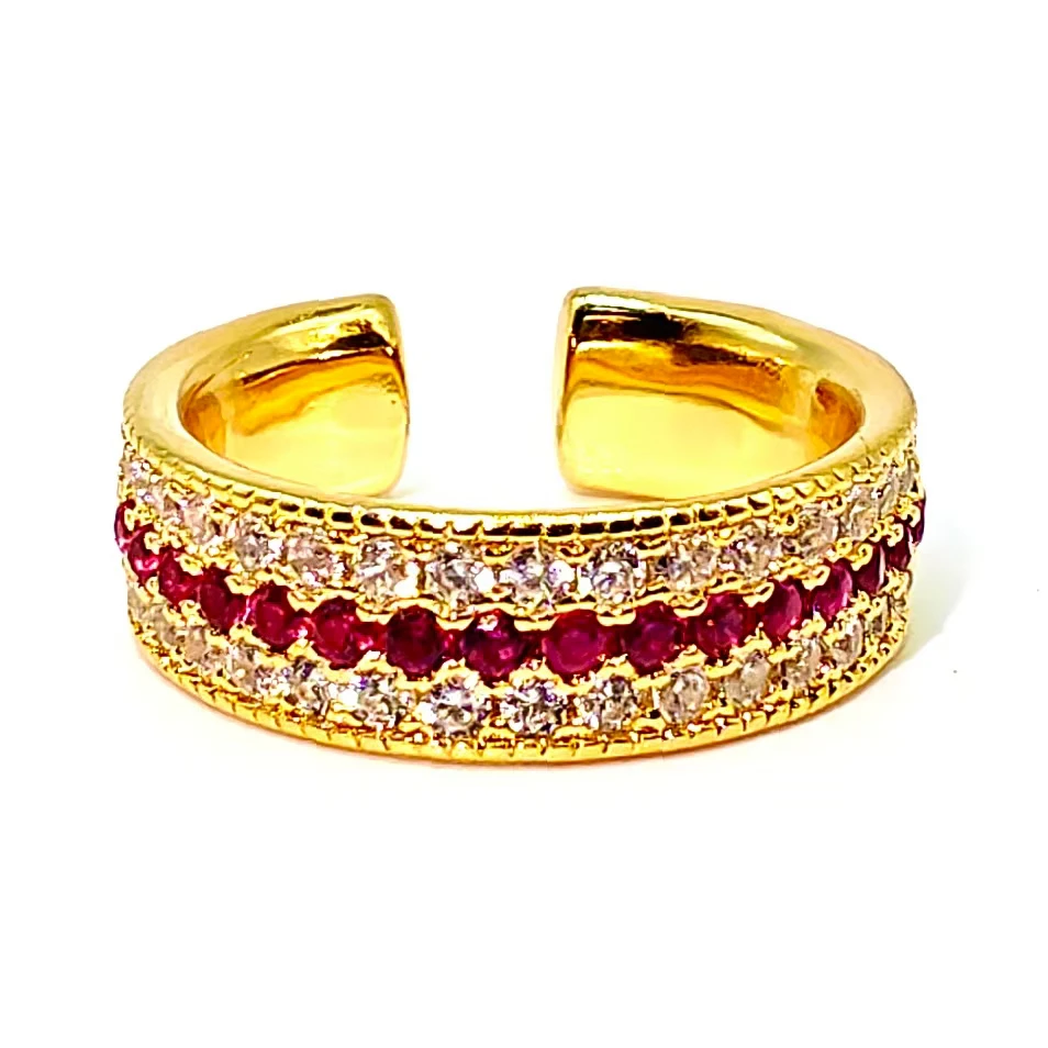 戒指【红色】精致轻奢简约款戒指-476