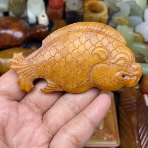 和田玉未镶嵌颈饰86