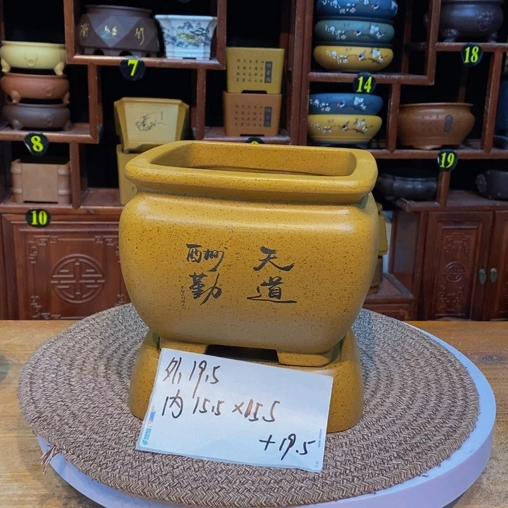紫砂花盆紫砂紫砂
