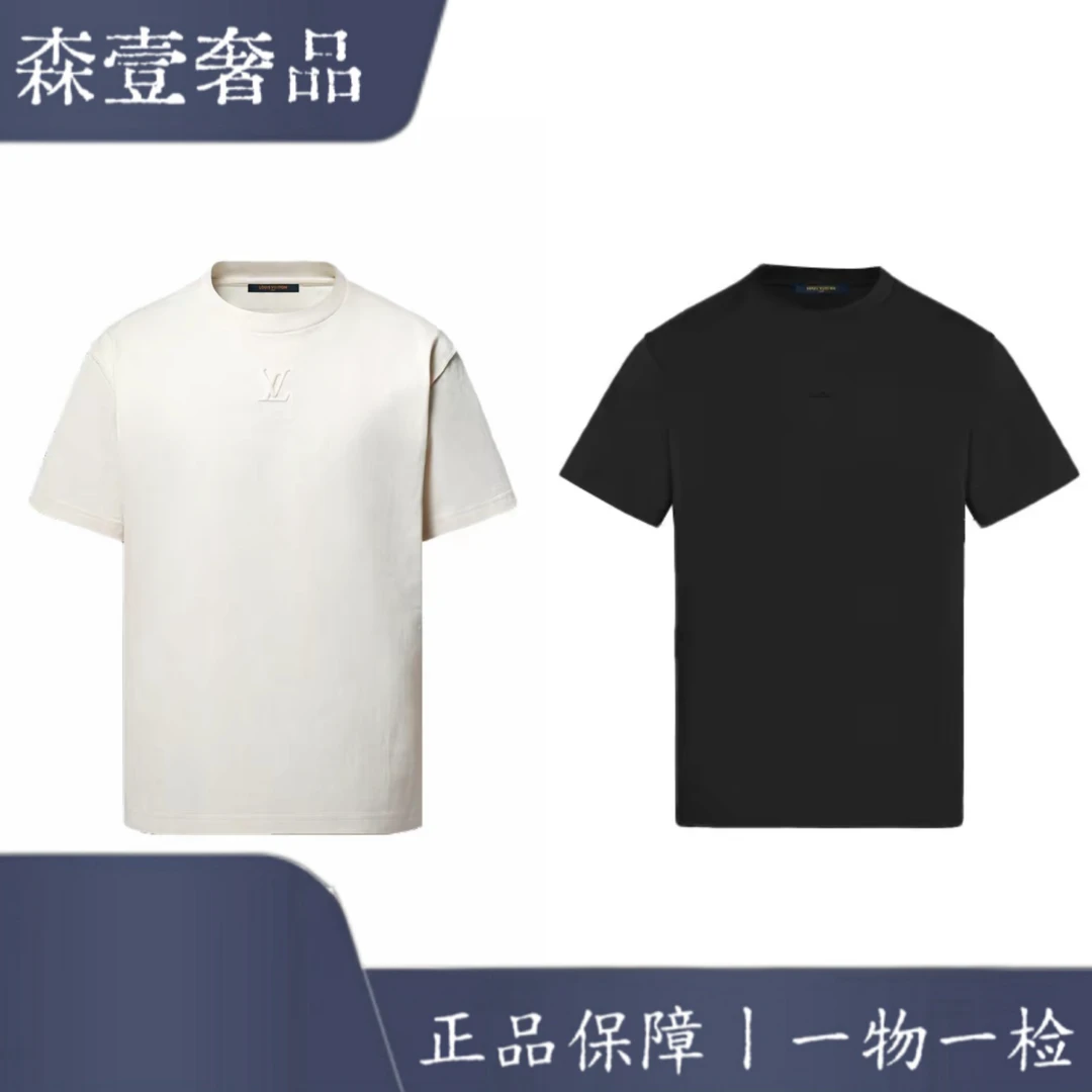 未使用 LouisVuitton/路易威登 男士春夏系列 Logo圆领短袖