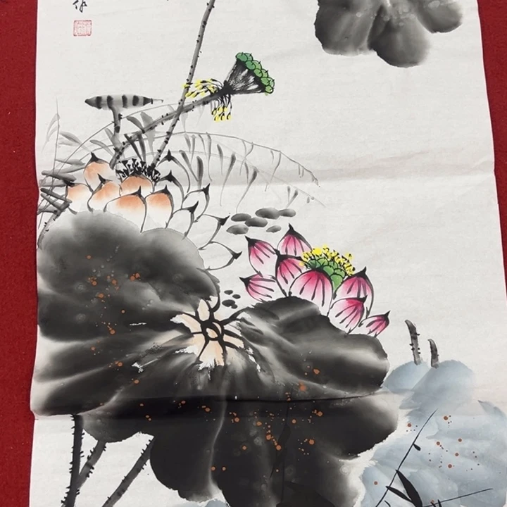 竖款山水作品，喜欢欣赏一下吧……