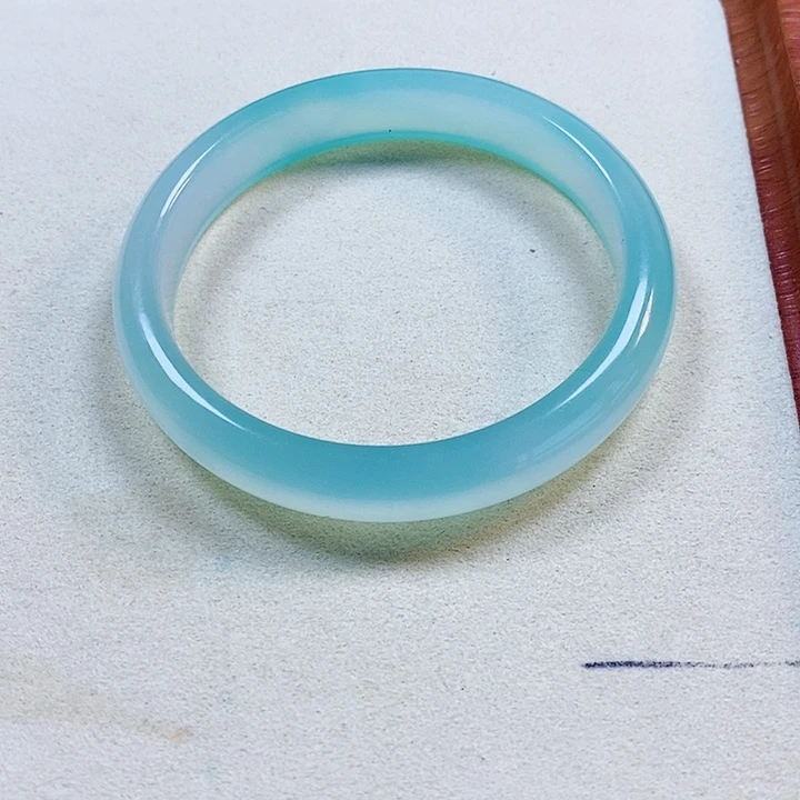 翡翠未镶嵌手饰手镯58.6