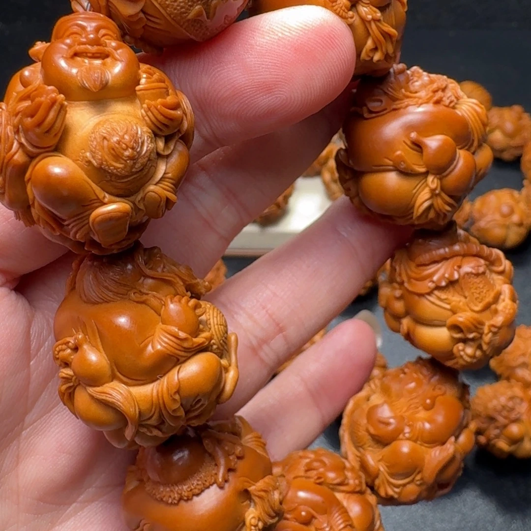 喜***乐橄榄核手串/手链群仙