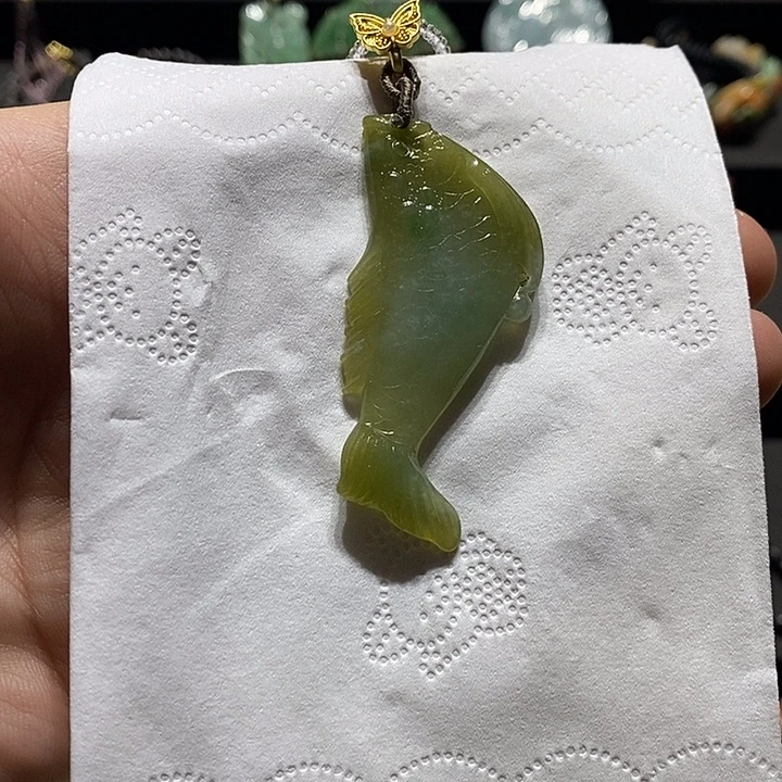 翡翠未镶嵌吊坠(不含链)挂件