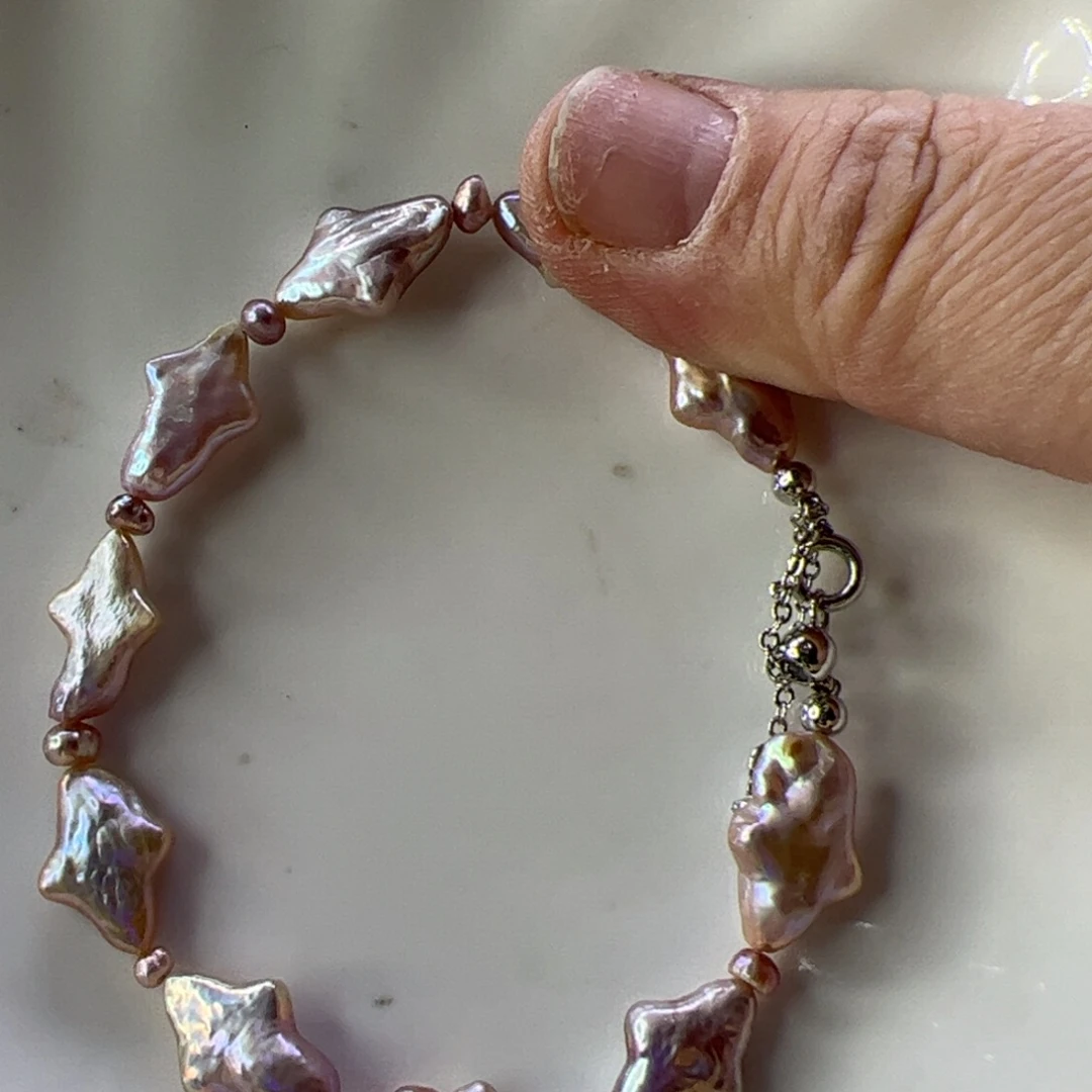 合金手绳淡水珍珠315