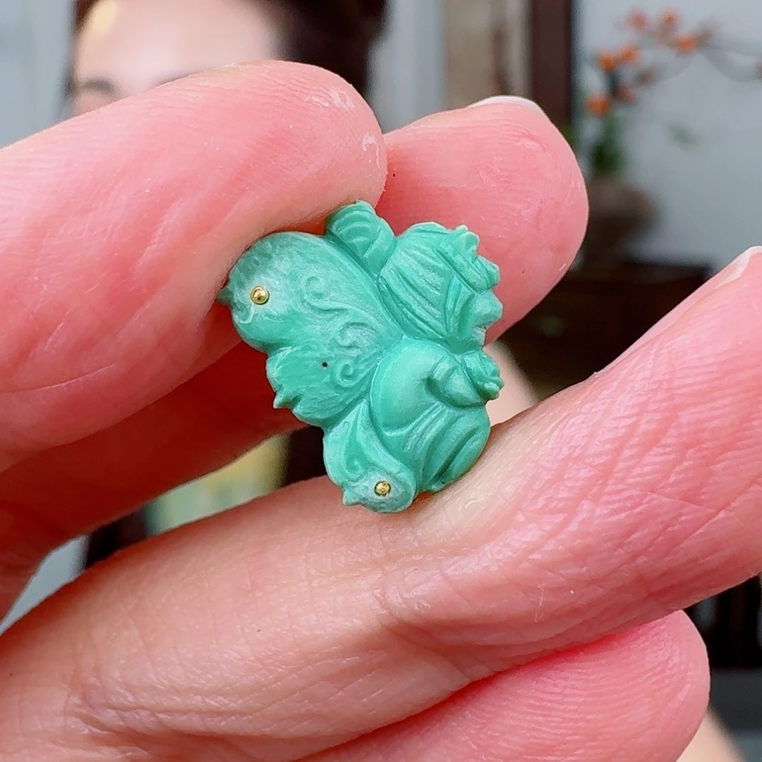 未镶嵌绿松石珠宝奇石