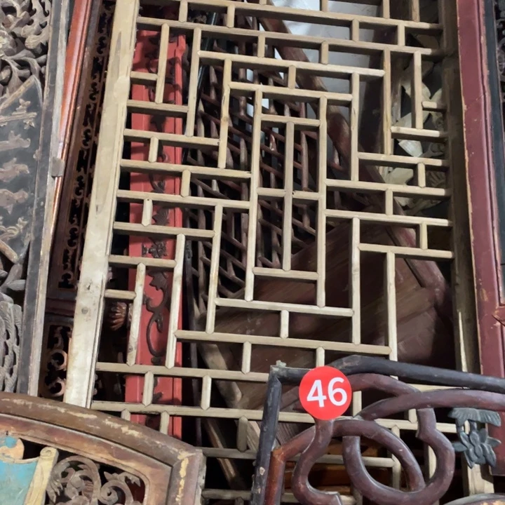 *****香榧木一片漂亮的花窗