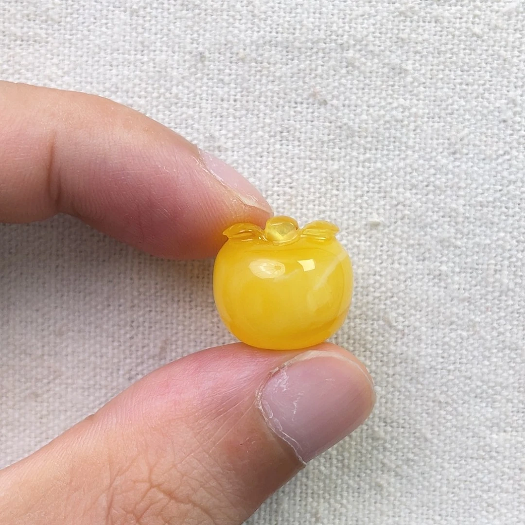 琥珀未镶嵌珠宝奇石苹果