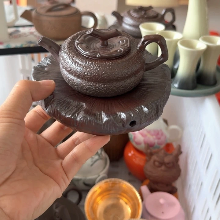 微瑕陶瓷茶具茶杯茶壶