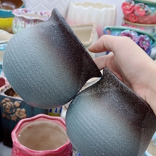 多肉绿植陶瓷花盆9.9包邮