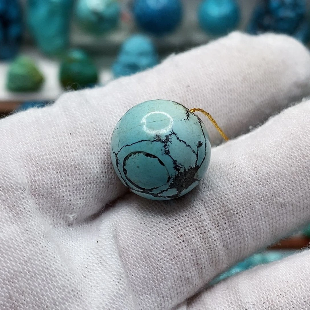 未镶嵌绿松石珠宝奇石