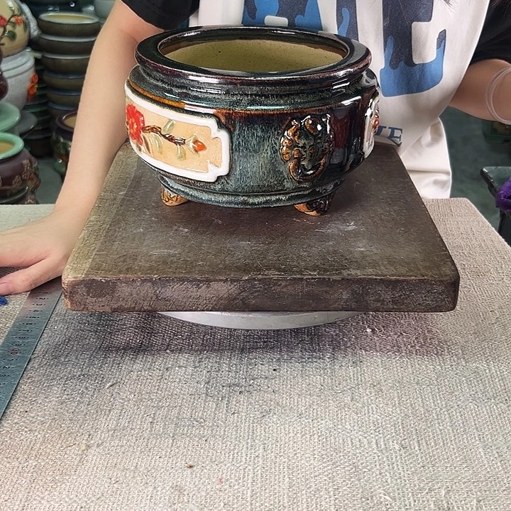 泳坤堂石湾盆陶瓷