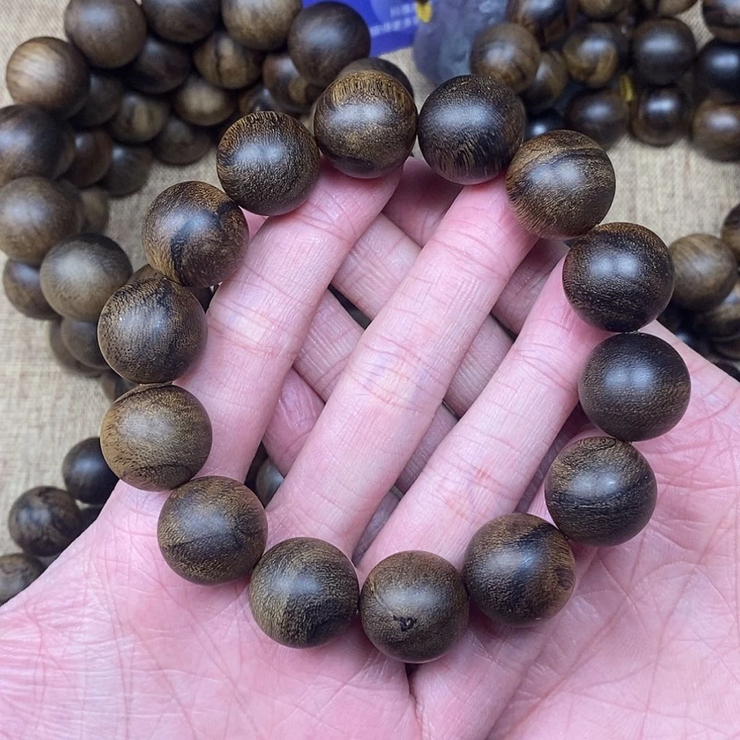 沉香手串越南芽庄白棋楠1.6高货瘤疤