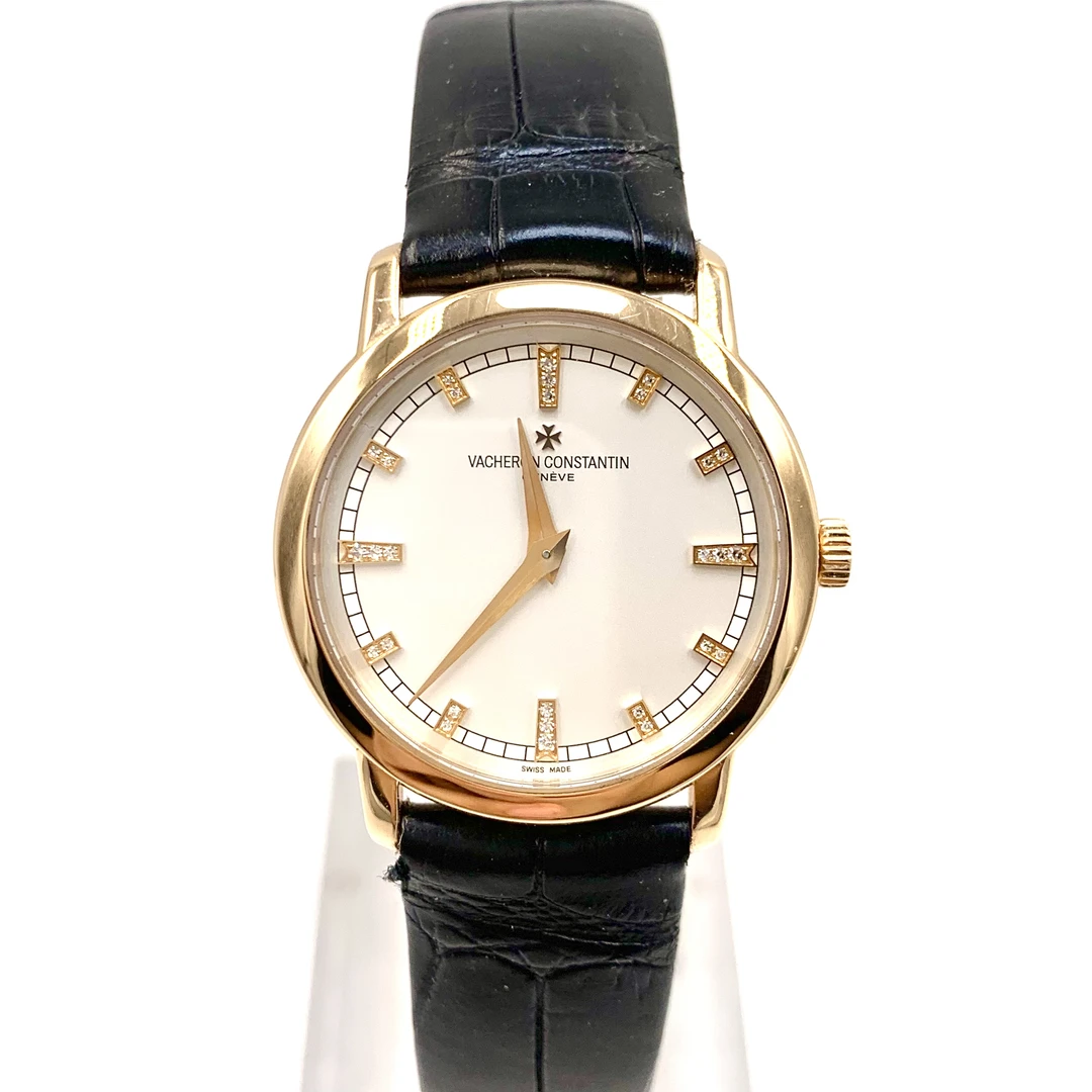 99新 Vacheron Constantin/江诗丹顿 传袭/玫瑰金/石英/表径30mm