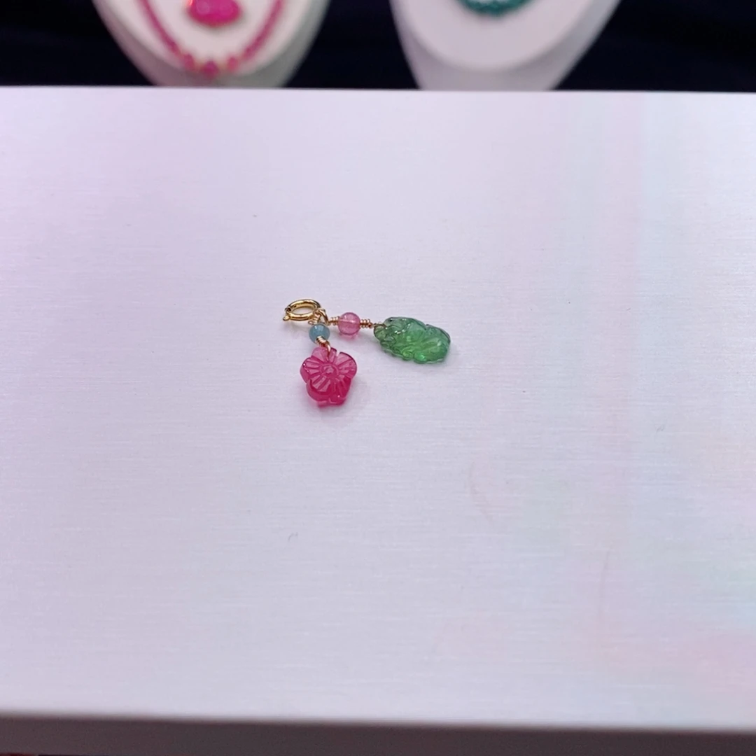 未镶嵌滴溜m碧玺