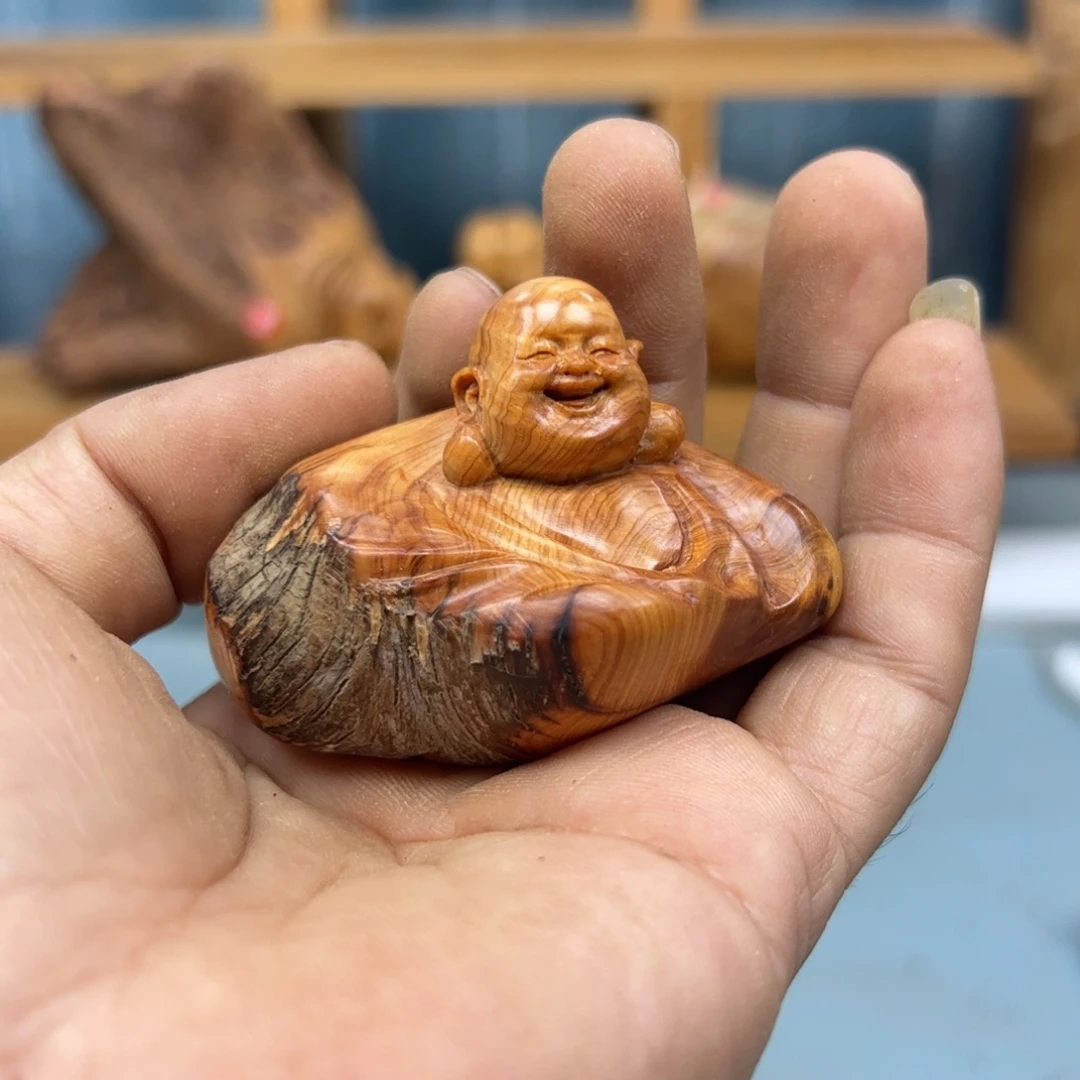风***洲木崖柏木摆件手把件