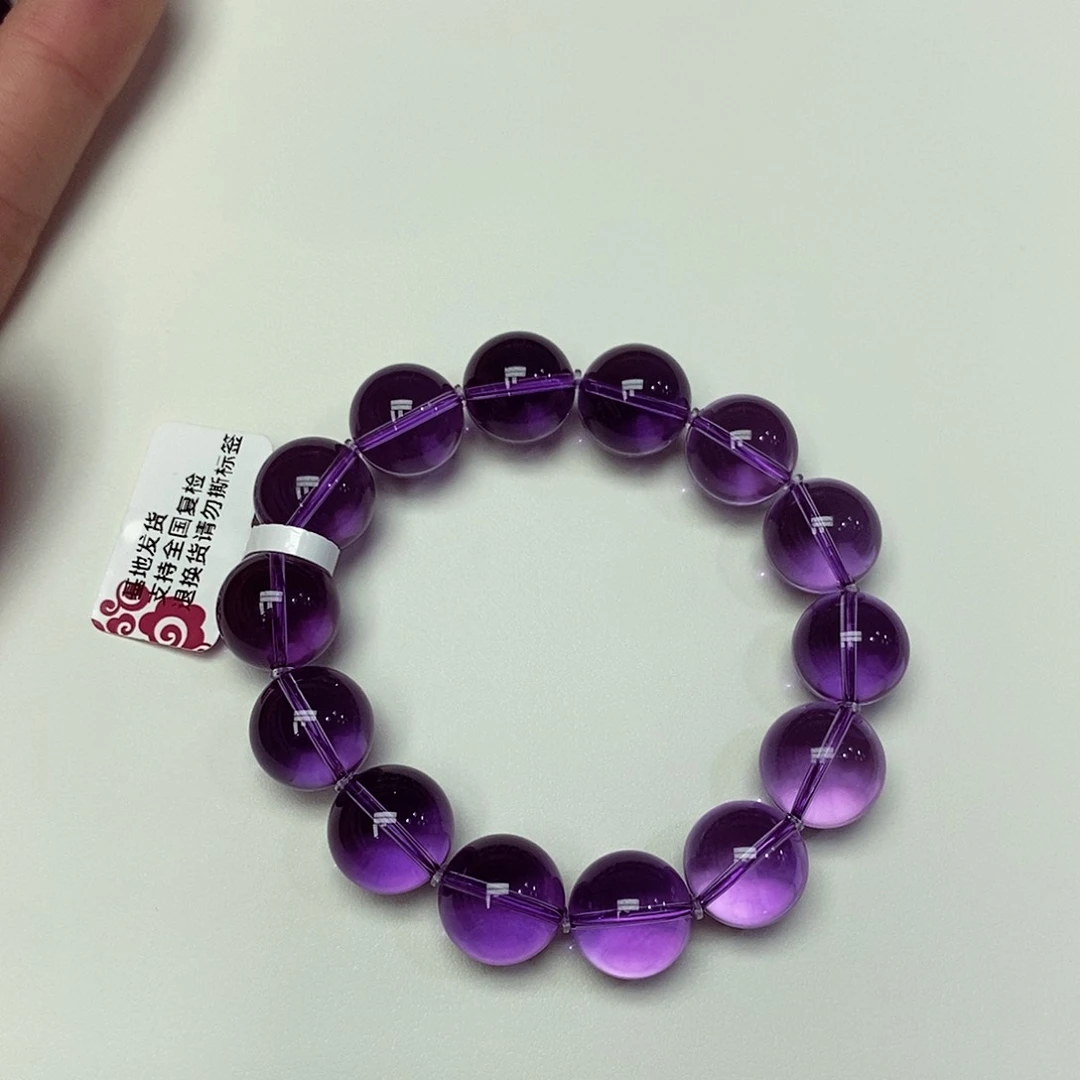 未镶嵌珠宝半成品紫晶12m