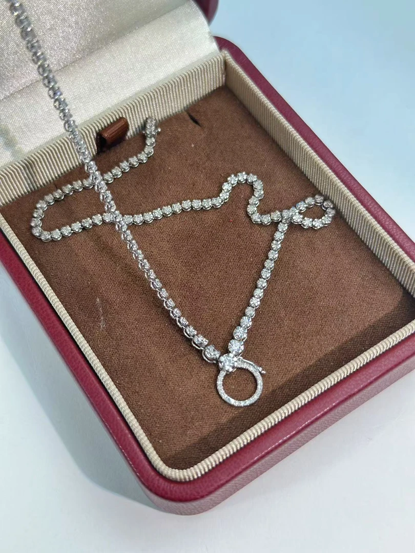 【千盟珠宝】重金 3.5克拉百搭钻石项链  ZSXL0121