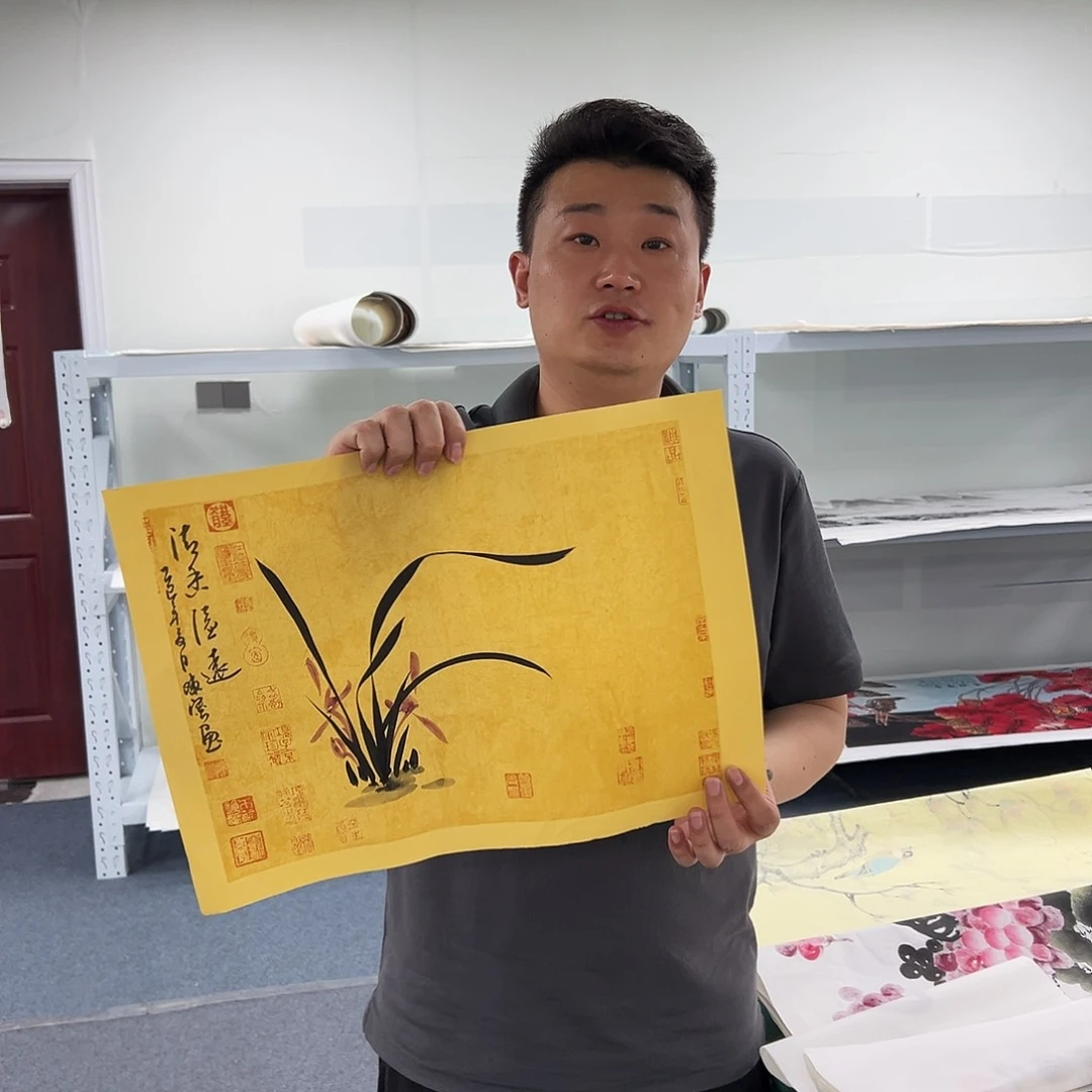 国画国画作品宣纸纯手绘