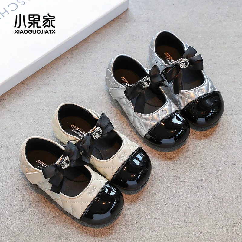 公主鞋女童皮鞋儿童玛丽珍鞋小香风女孩单鞋软底女童鞋洋气配礼服